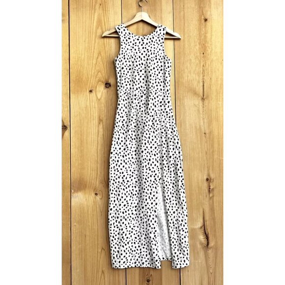 Pact Dresses & Skirts - Pact Long Spotted Sleeveless Dress Organic Cotton Sz XS